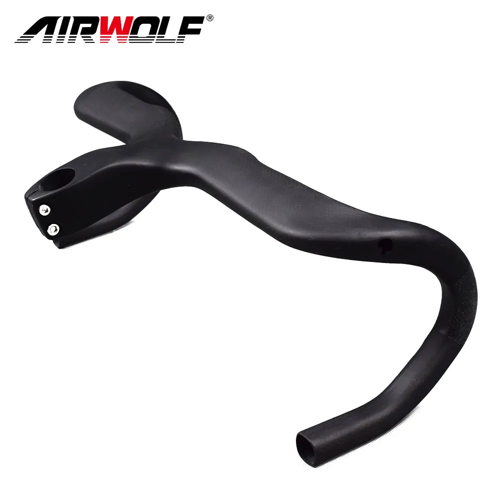 Аксессуары для велосипеда углеродный Интегрированный руль со стержнем
