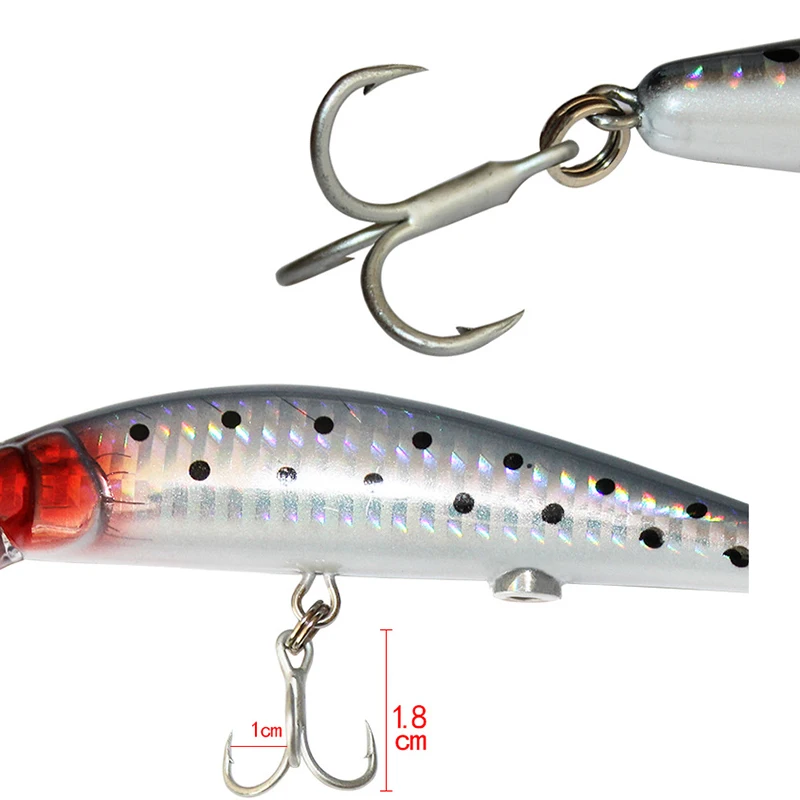 

Winter Ice Fishing Lure 3D Eyes Colorful Winter Bait Hard Lure Balancer