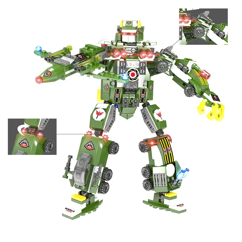 524 шт. Детский конструктор военная техника | Игрушки и хобби