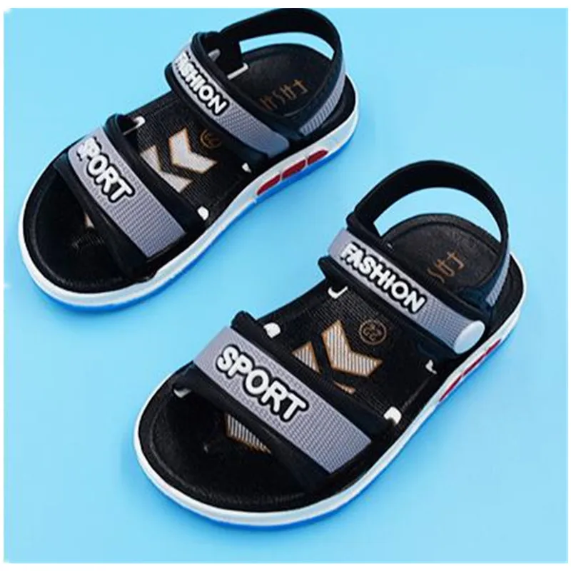 Летние детские сандалии детская обувь для мальчиков повседневная Студенческая