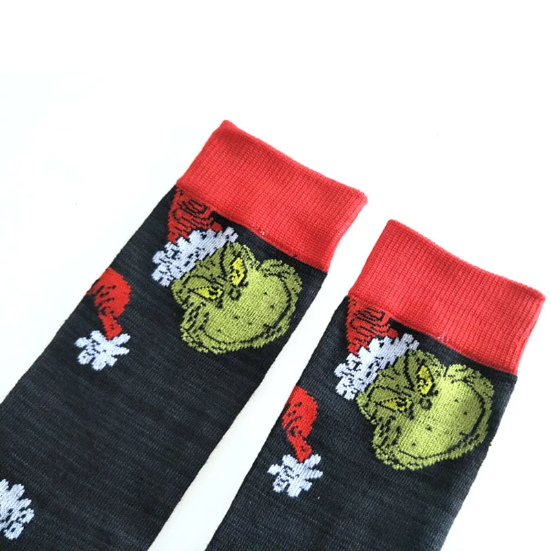 

10pairs Dr Seuss Christmas Personalized Anime Fashion Funny Novelty Cartoon Men's Socks Comfortable Happy Colorful Cotton Socks