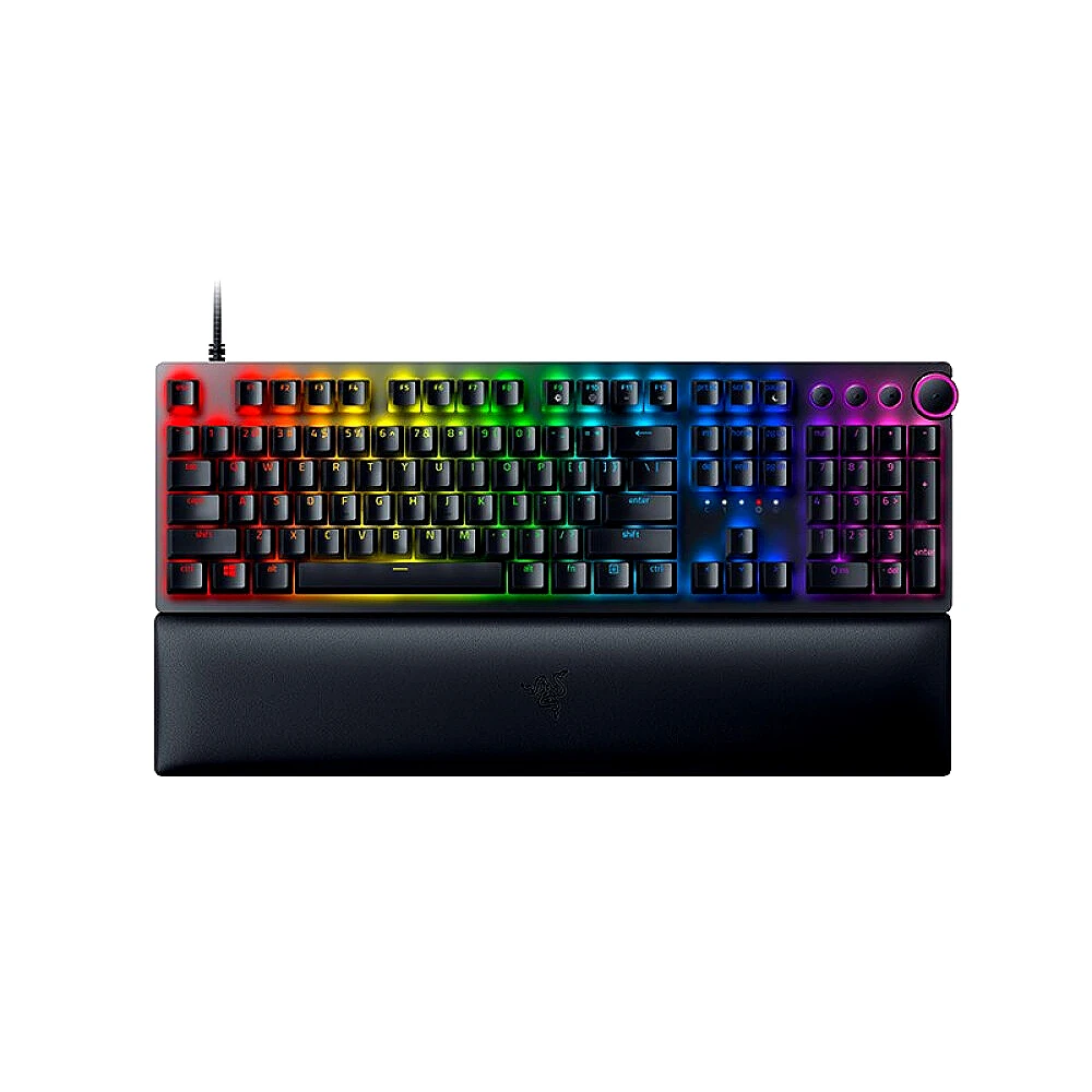 Проводная Механическая клавиатура Razer Huntsman V2 87 клавиш/104 клавиш с колпачками PBT