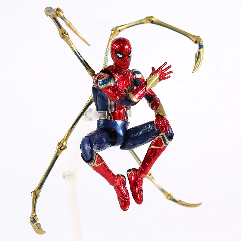 MAFEX 081 Железный паук Человек Мстители война бесконечности ПВХ экшн фигурка