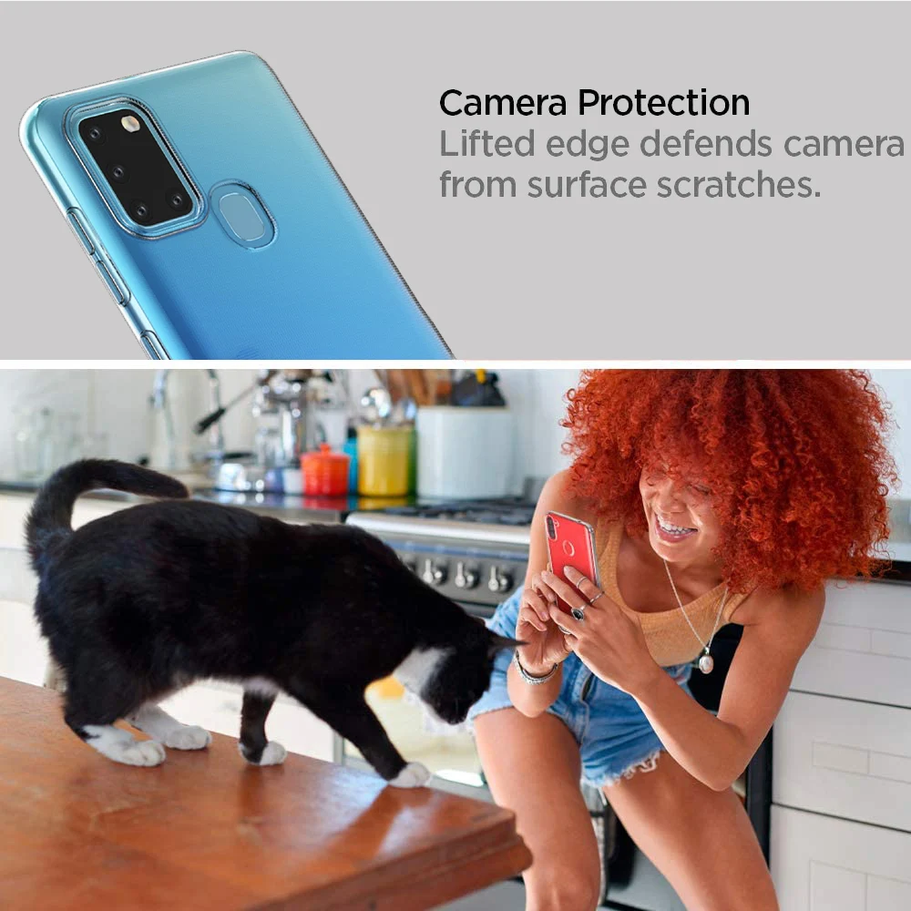 Case For Samsung Galaxy A21s TPU Silicon Clear Fitted Bumper Soft Case for Samsung A21s 6.5 A217F Transparent Back Cover