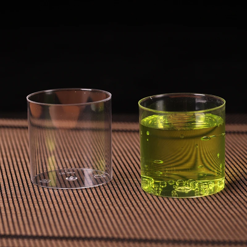 50 шт набора круглых прозрачных ленточек для мороженого Форма десерта желе пудинг