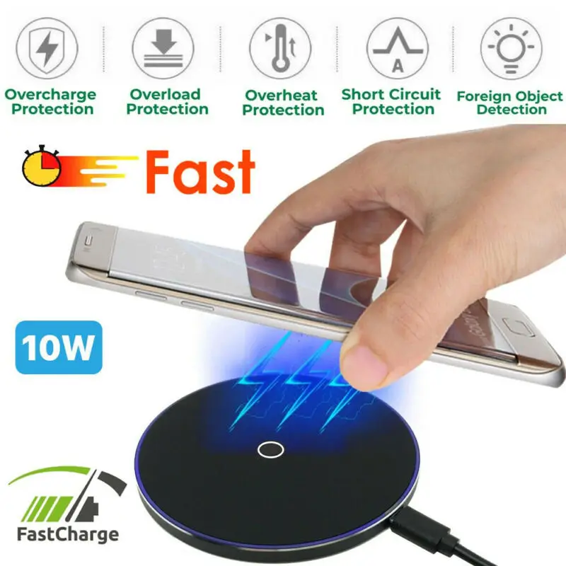 Новинка 2019 беспроводное зарядное устройство Qi зарядный коврик для телефона XS MAX XR