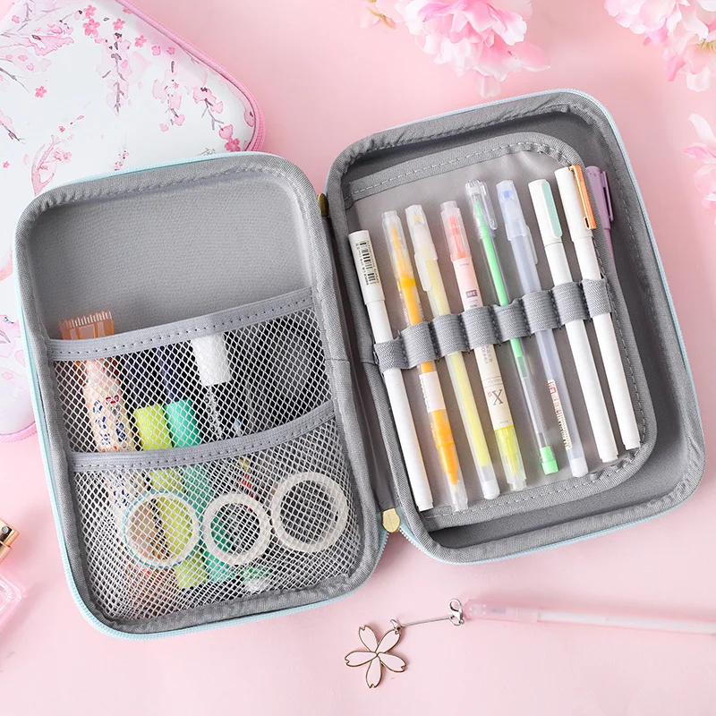 Kawaii художественная ручка карандаш футляр для макияжных кистей Коробки сумка