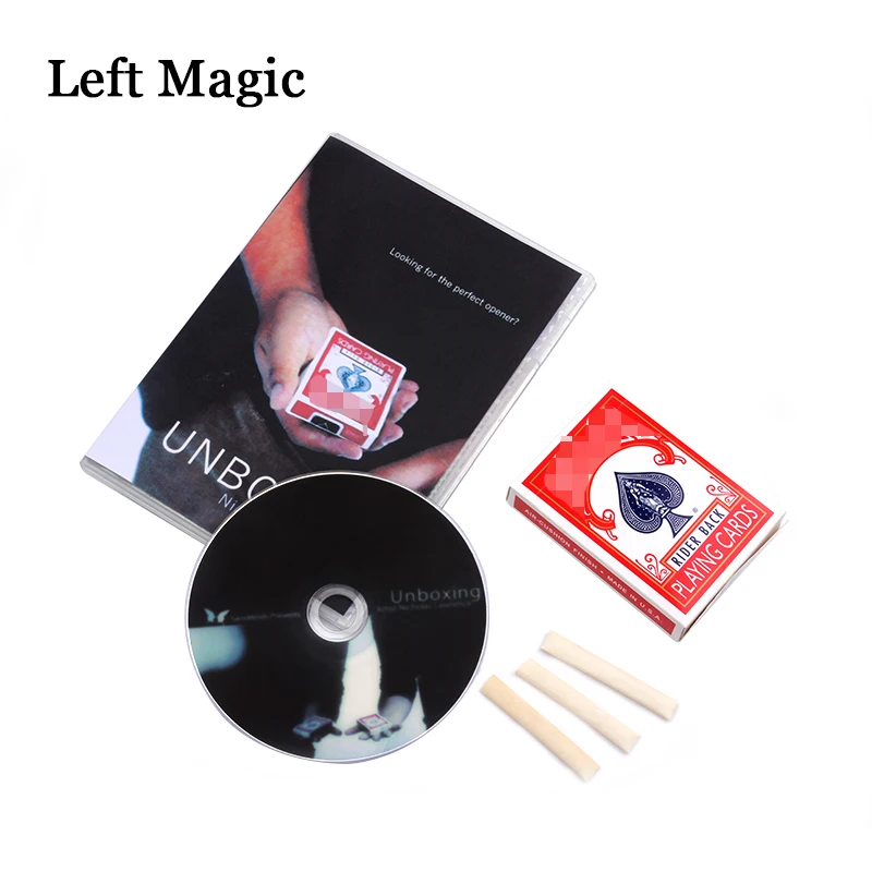 Распаковка Николаса Лоуренса и сансмента (DVD + трюк)-карточка магические трюки