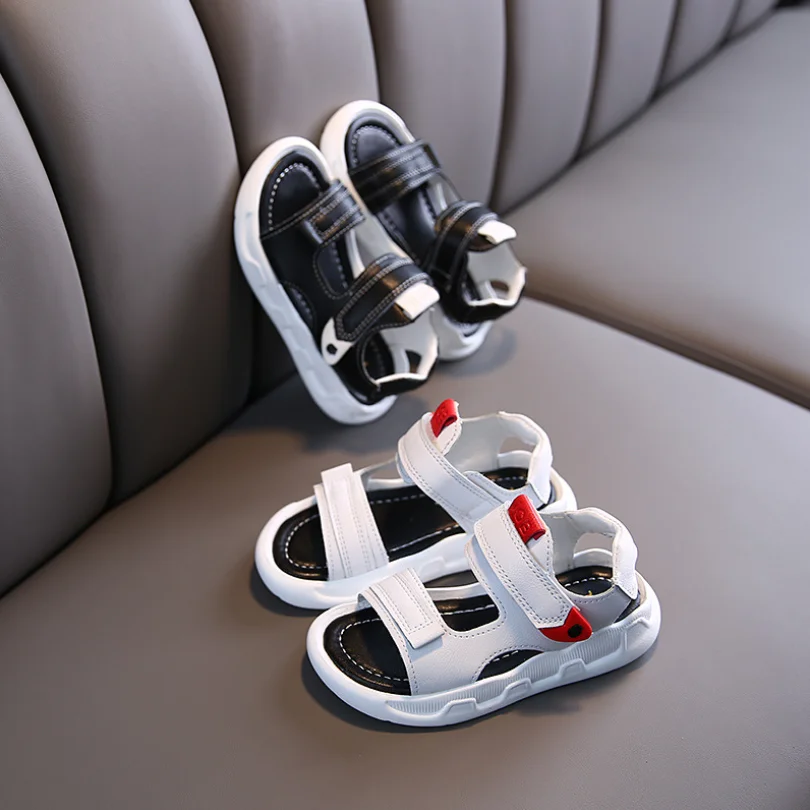 Детские сандалии с открытым носком пляжные ортопедические для мальчиков размер