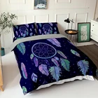 Удобный комплект постельного белья с перьями, комплекты с пододеяльником, Королевский размер, Набор наволочек большого размера для детского дома