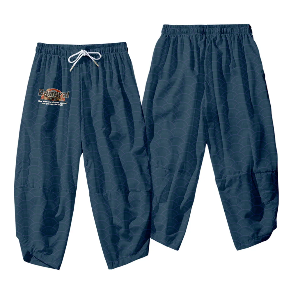 

Oversize 6XL Summer Casual Japanese Samurai Harem Pants Streetwear Men Hip Hop Pants Nine Points Trousers Jogger Sweatpants