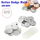 100 шт.компл. пустой значок, пуговицы для одеждыдекоративная сумочка, школьные материалы для поделок DIY 323744505875 мм