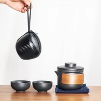 chinese ceramic travel tea set outdoor portable teapot teacup set kung fu tea set japanese tea set