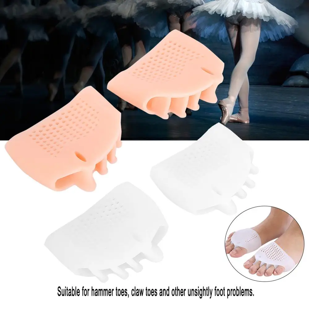

1 Pair Silicone Thumb Valgus Protective Sleeve Reusable Pain Relief Repair Bunions Toe Correction Device Foot Care Household New