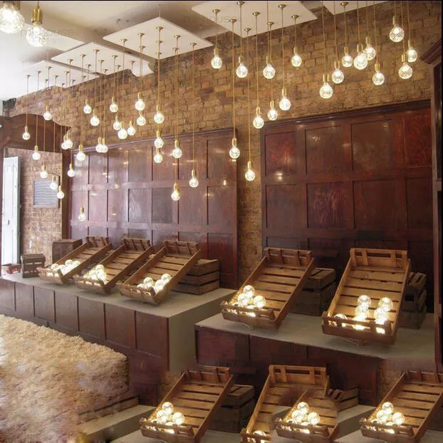 Светильник для дома в скандинавском стиле с подвеской железный светодиодный