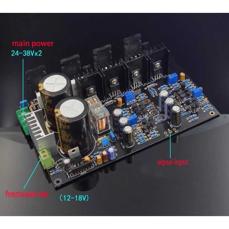 KYYSLB двойной AC24V до 36V 8 Ohms 130W * 2 Плата усилителя M7-reference Swiss Gaowen Circuit Kit UPC1237 |