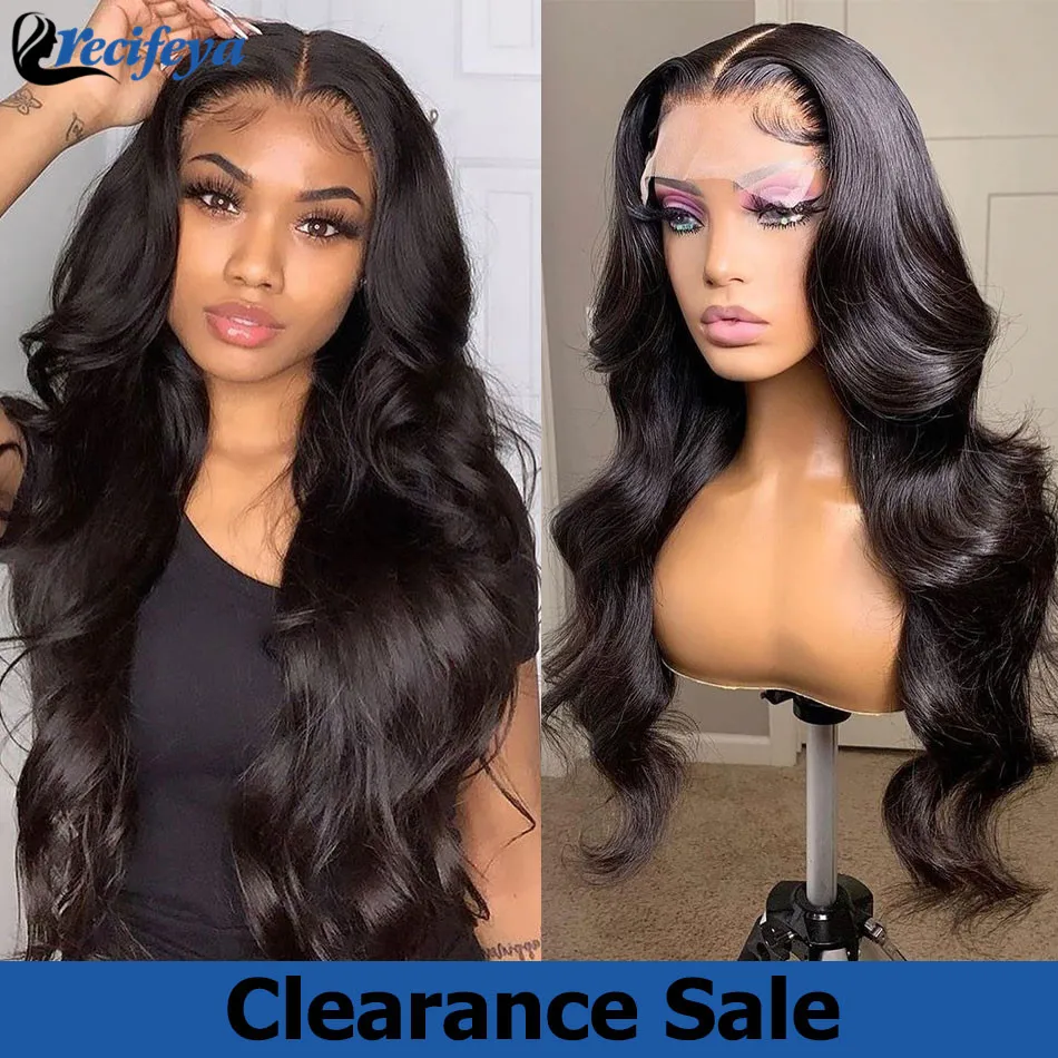 HD 5X5 Human Hair Lace Closure Wigs for Women 30 Inch Malaysian Body Wave Lace Front Wig Preplucked Transparent Lace Frontal Wig