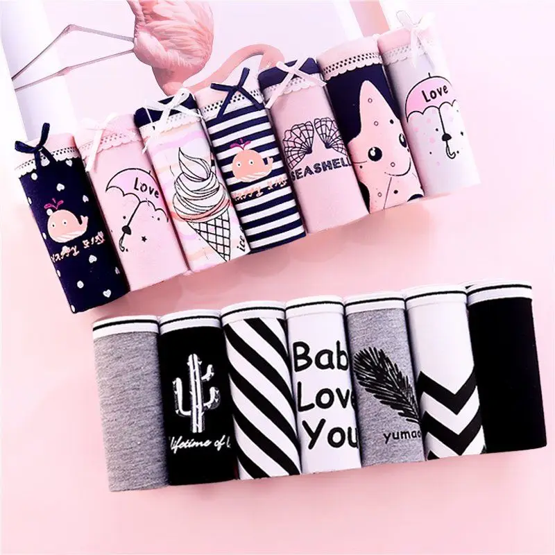 

Panties For Women Underwear Cotton Briefs Sexy Panties Lingeries Cueca Calcinhas Shorts Underpant Girls Cute Panty Ladies