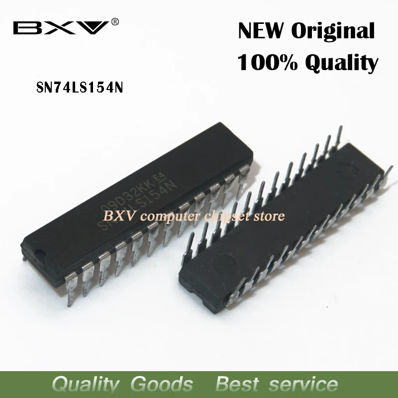

5pcs SN74LS154N DIP-24 HD74LS154P DIP 74LS154 DIP-24 SN74LS154 NEW IC