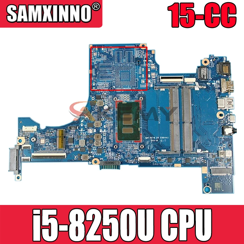 

For HP Pavilion 15-CC Laptop Motherboard With SR3LA i5-8250u CPU 935890-601 935890-001 DAG74AMB8D0 DDR4 MB 100% Tested Fast Ship
