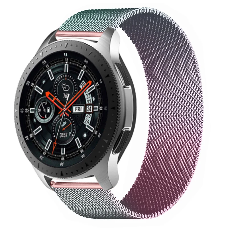 

Milanese loop strap For Samsung Galaxy watch 3 46mm 45mm Active 2 42mm 41mm Gear S3 Frontier 20mm 22mm bracelet Huawei GT 2 band