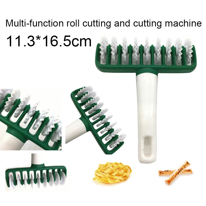 Резак для лапши многофункциональный ролик теста решетчатый пластиковый нож