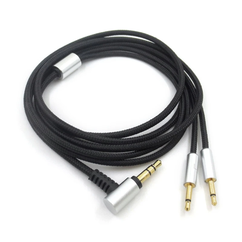Кабель для наушников 3 5 мм на 2 шнур Sennheiser-HD202 HD212 HIFIMAN SUSVARA XF-200 HE400S HE-400I с функцией
