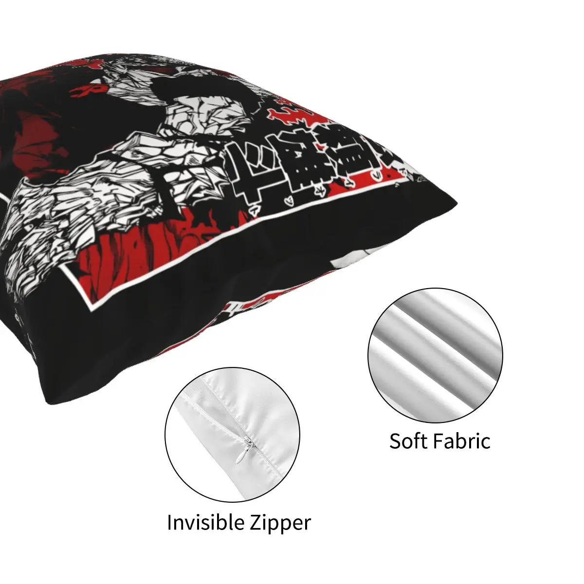 Eijirou красная квадратная наволочка с рисунком райот Аниме Манга моя геройская