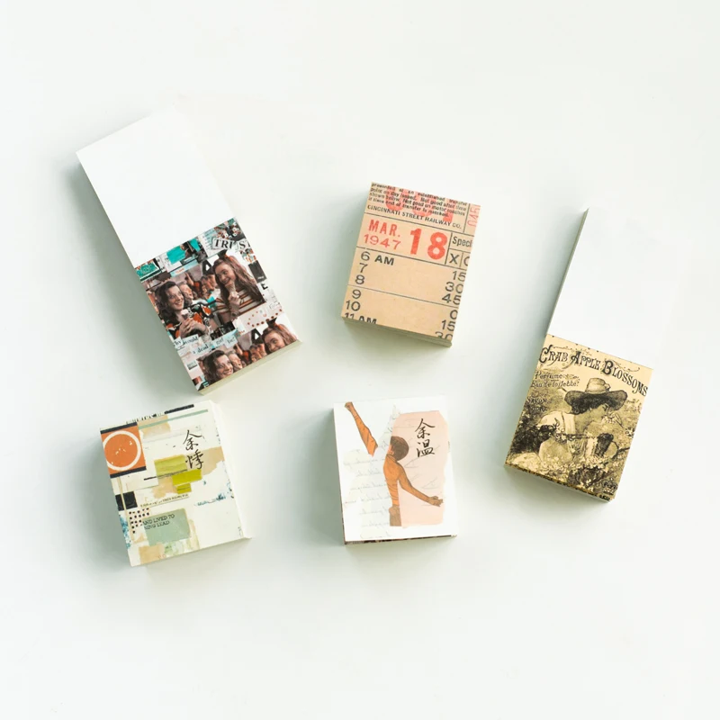 

2PCS/LOT trace series cute lovely plan book material paper message memo pad