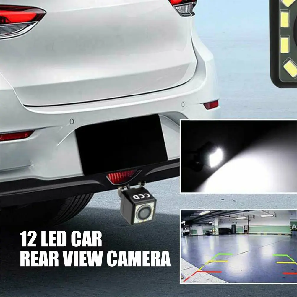 12 Led Hd Автомобильная камера заднего вида парковочная ночного видения