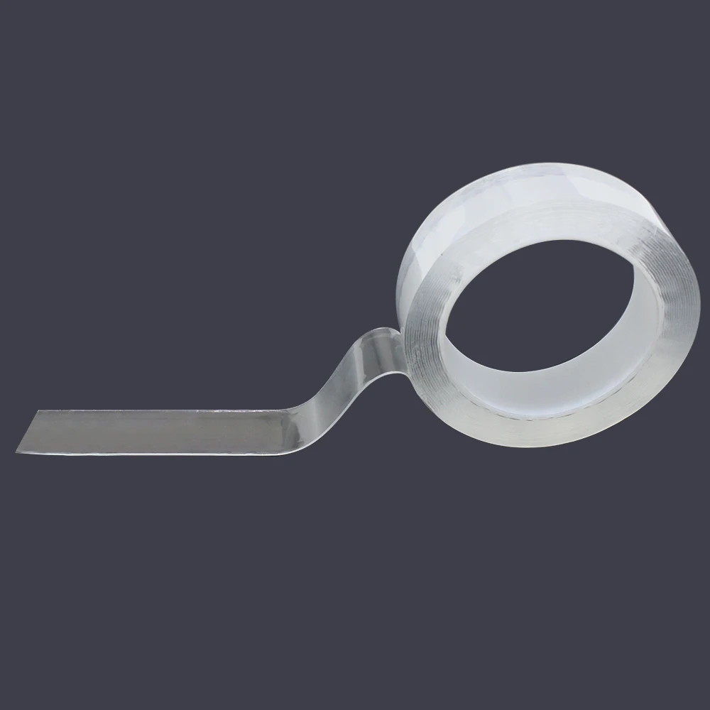 

1/2/3/5 м нано-лента без следов Двусторонняя лента прозрачная без следов многоразовая водонепроницаемая клейкая лента очищаемая для дома