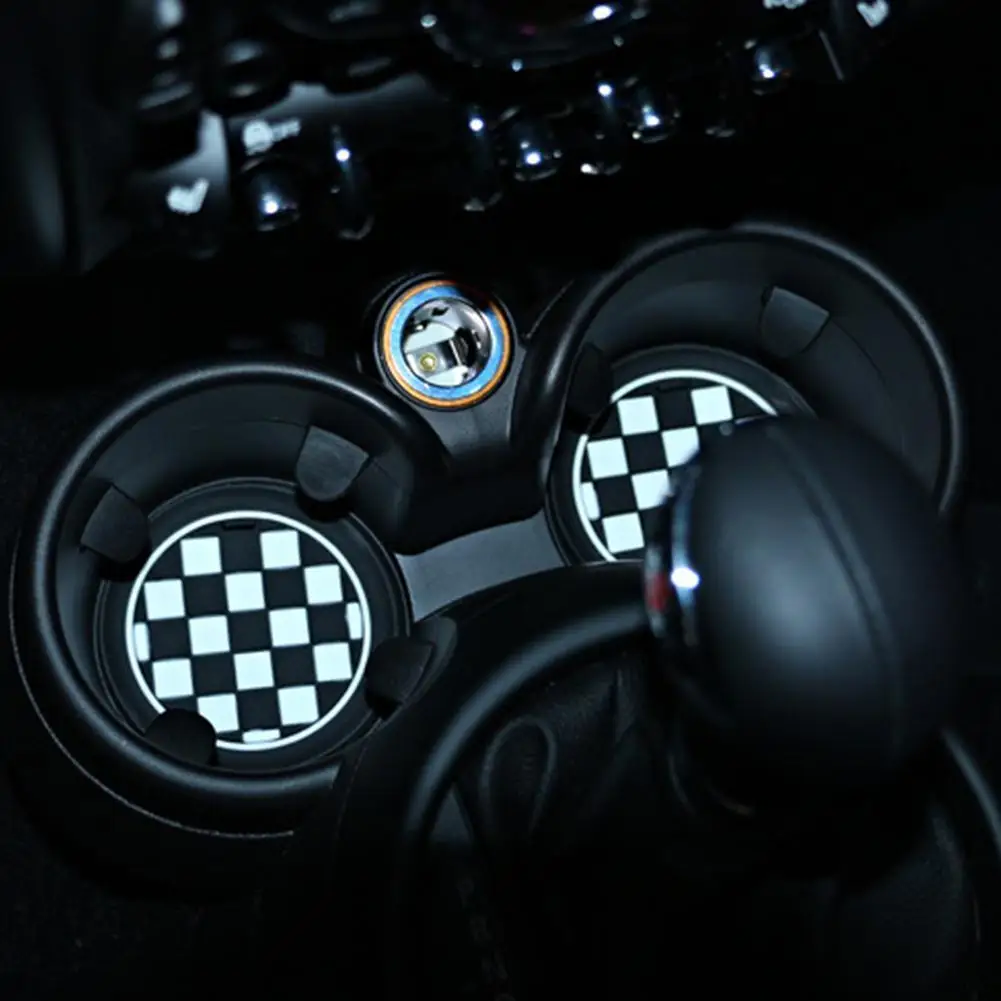 Для mini cooper Полезная Противоударная чашка с силиконовой защитой NON-SLIP накладки mini cooper S compatriot partner R55 R56 R57 R60 F55 f56