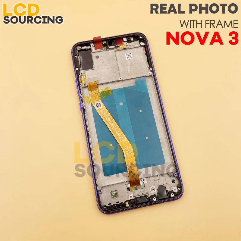 6," для huawei Nova 3 lcd PAR LX1 сенсорный экран панель дигитайзер сборка Рамка для Nova 3i дисплей Замена INE-LX2