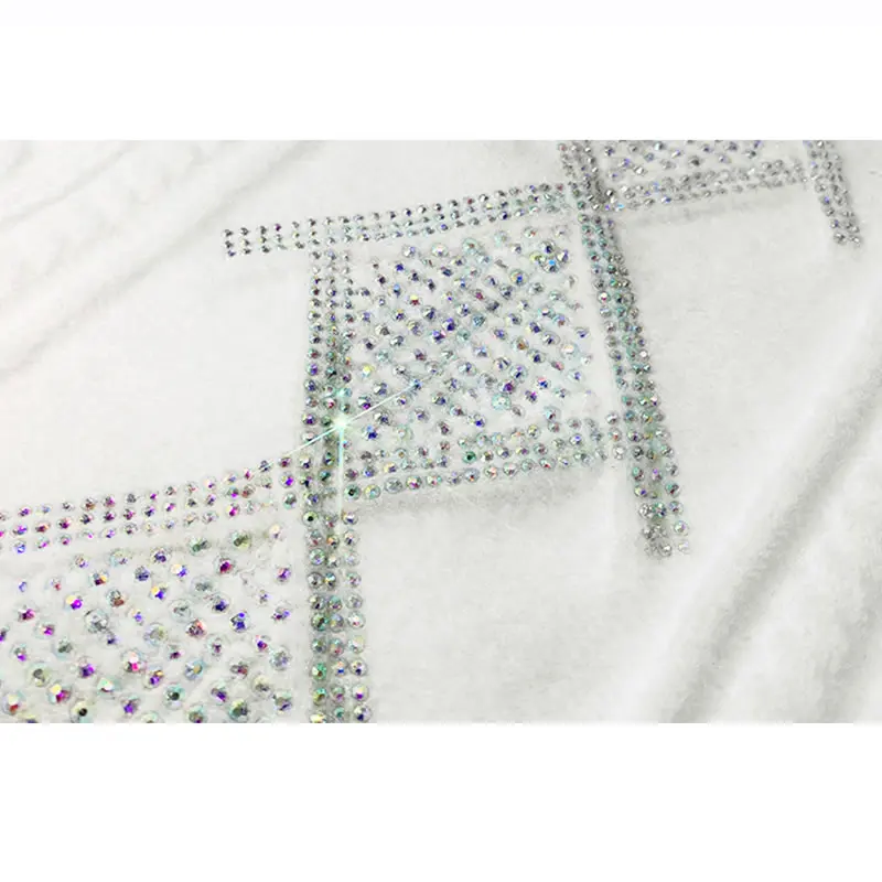 

XITAO Patchwork Sequins Sweater Women Winter Tide Fashion New Style Turtleneck Long Sleeve Side Split Elegant Top ZY2179