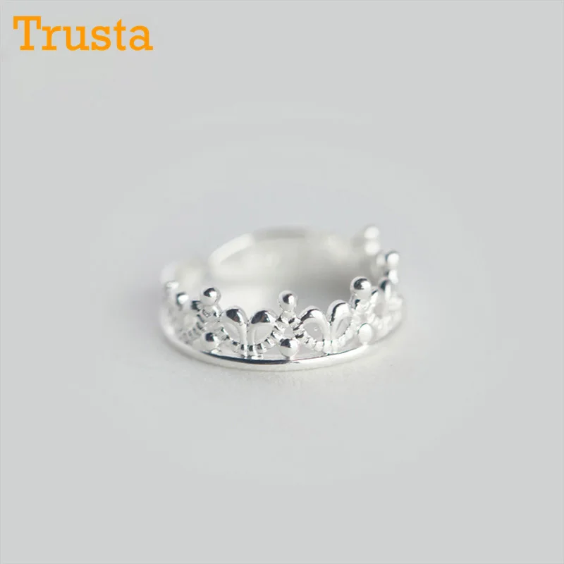 Женское коктейльное кольцо Trusta ювелирное изделие из 100% стерлингового серебра 925