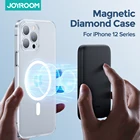 Прозрачный Магнитный чехол Joyroom для телефона iPhone 13 12 Pro Max, чехол для магнитной беспроводной зарядки, прозрачная задняя крышка из поликарбоната