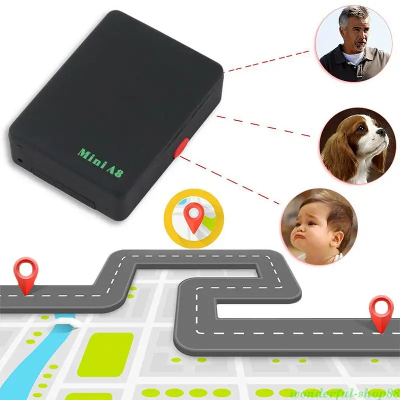 

Mini A8 GPS Tracker Locator Car Kid Global Tracking Device Anti-theft Outdoor Device