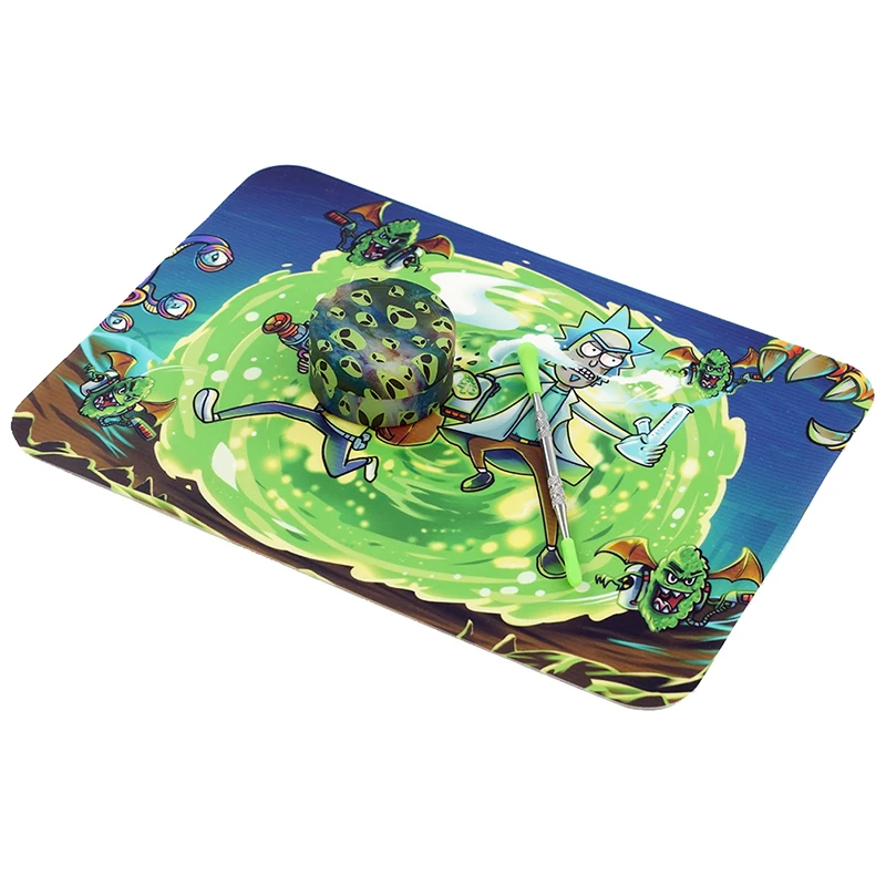 Симпатичный силиконовый коврик для уборки + металлический инструмент и