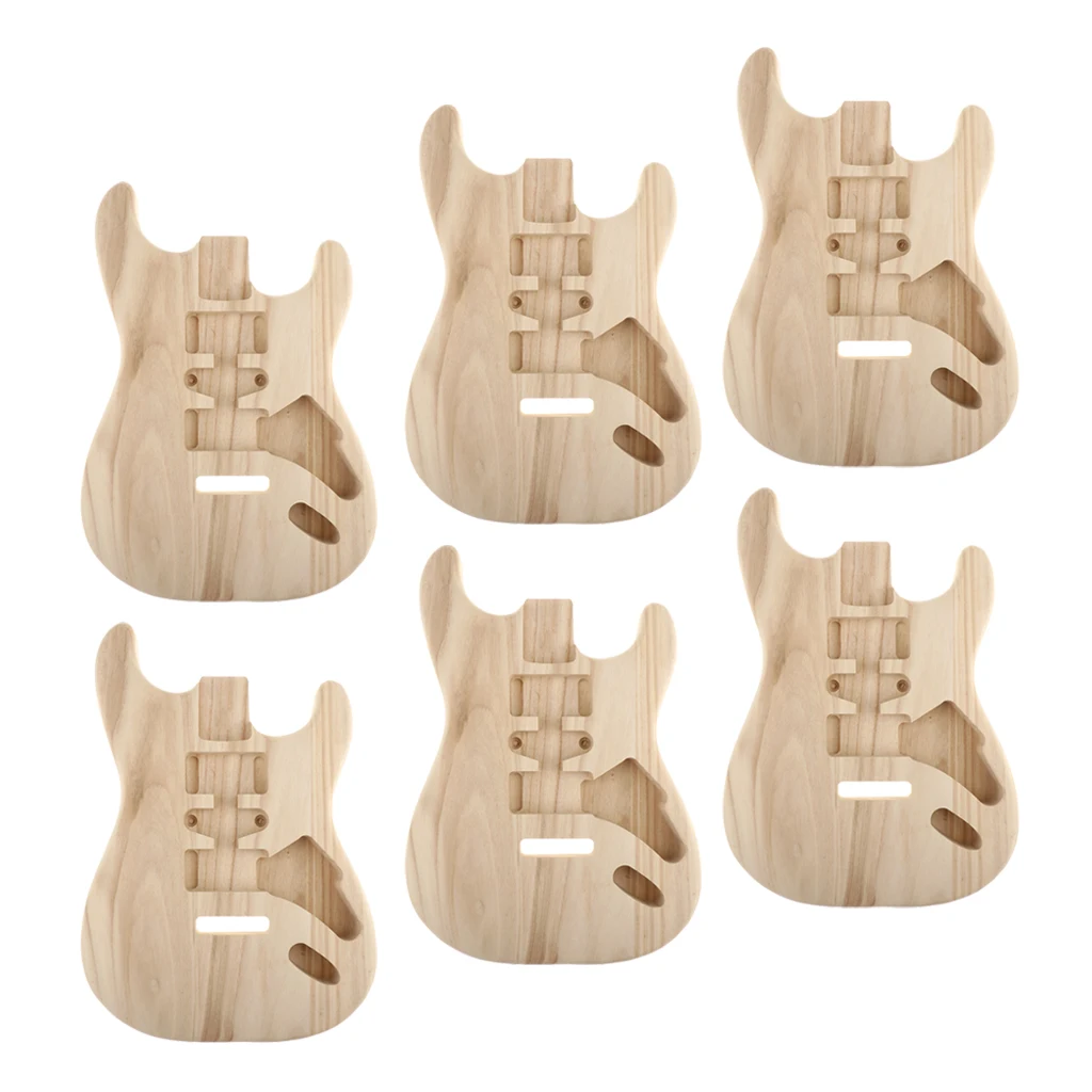 Sycamore незавершенный гитарный корпус для гитара стиля ST сделай сам аксессуар 6 шт. в