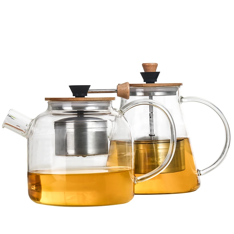 

Creative Tie rod glass teapot electric ceramic stove Tea pot filter inner black tea Pu'er tea with heat-resistant teapot steamer
