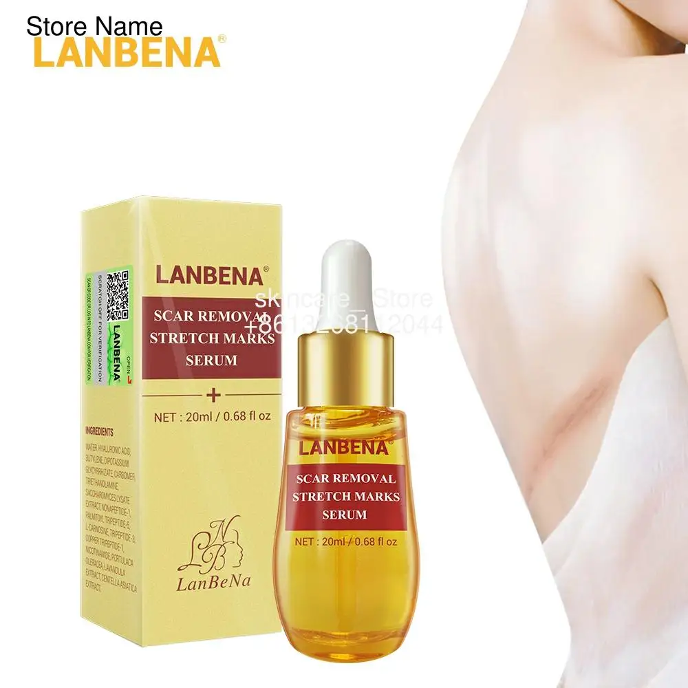

LANBENA Acne Scar Remove Serum Acne Treatment Remover Stretch Marks Anti Acne Shrink Pores Blackhead Whitening Cream Skin Care