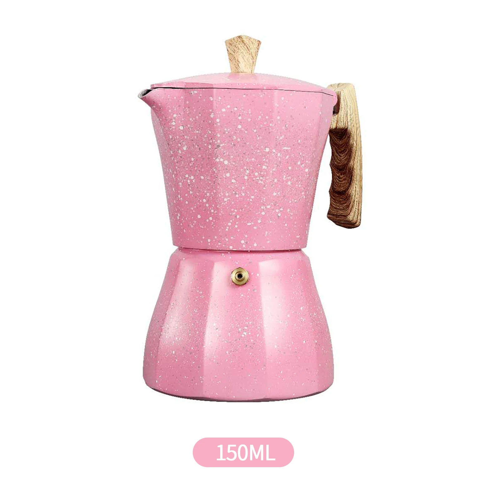 

European Style Aluminum Coffee Maker Durable Moka Cafeteira Expresso Percolator Pot Practical Moka Coffee Pot 150/300ml