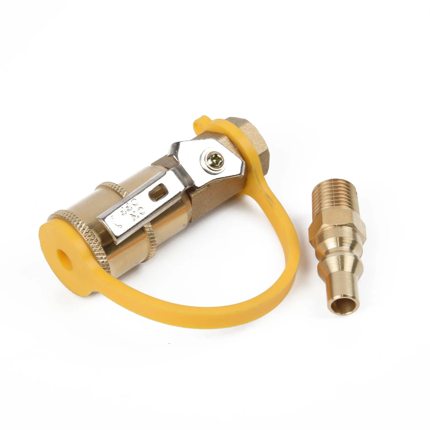 

Propane/Natural Gas System Quick Connect Kit With Shutoff Valve Connector Parts