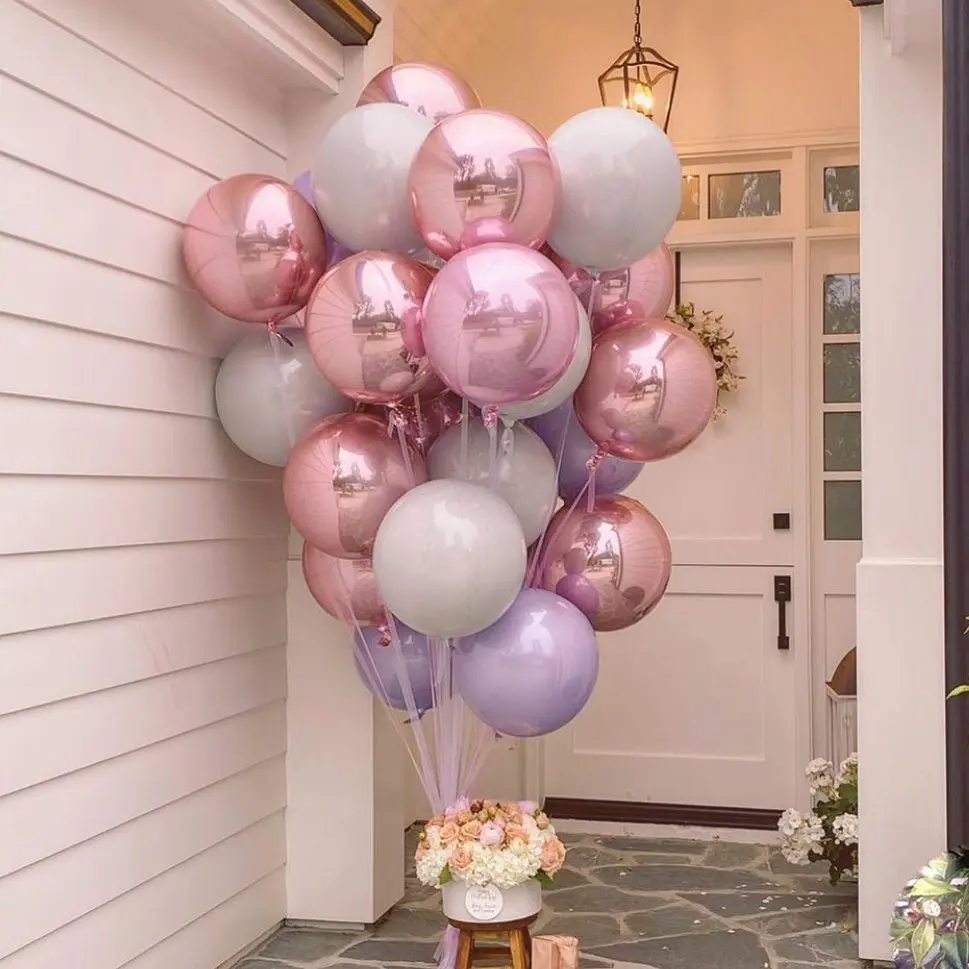 1 шт. 32 дюйма золотистые серебристые 4D|Воздушные шары и аксессуары| |