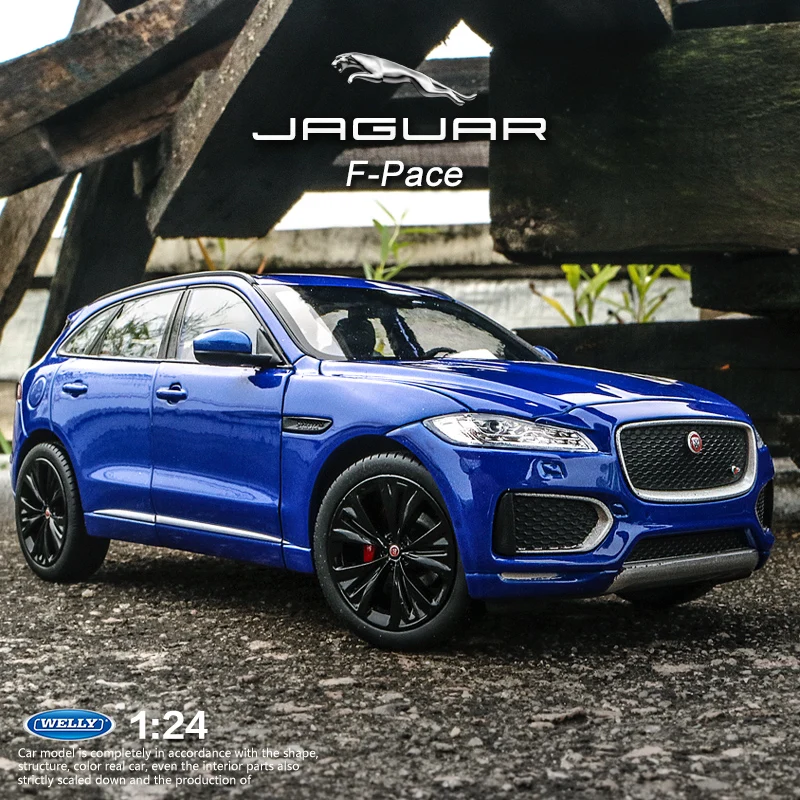Welly 1:24 JAGUAR F-Pace SUV alloy car model Diecasts &amp Toy Vehicles Collect gifts Non-remote control type transport toy | Игрушки и