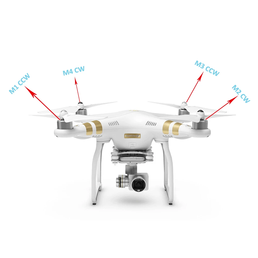 Двигатель DJI Phantom 3 2312A CW/CCW Для Phantom3 оригинальные аксессуары запасные части 1 шт.|dji