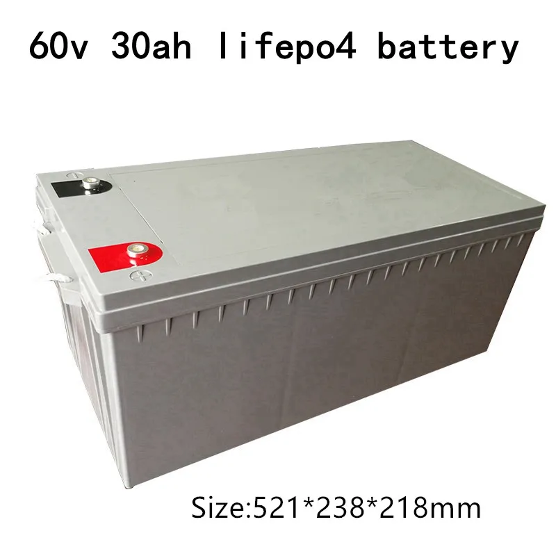 60V 30Ah LiFePO4 Батарея с BMS для Электрическая Газонокосилка Мощность инструмент