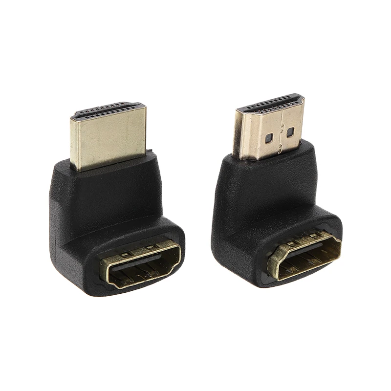 Mayitr 2 шт 90 градусов+ 270 градусов прямой угол HDMI адаптер «Папа-мама» разъем для 1080P HDTV HDMI адаптер