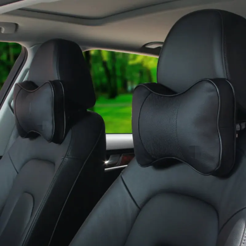 Хит продаж для Benz BMW/2 шт./компл. автомобильная Кожаная подушка шеи/авто чехол