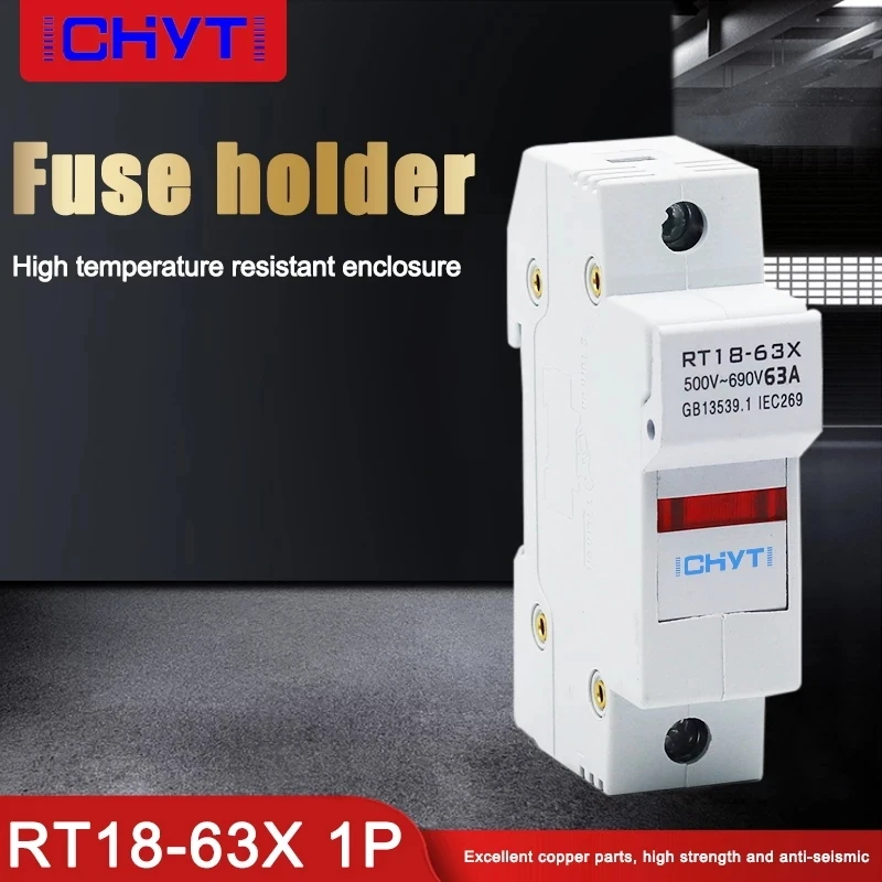 RT18-63 AC 500 в 14 × 51 мм быстровыдувной керамический трубчатый предохранитель 32A 40A 50A
